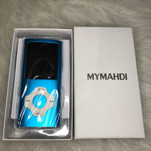 MYMAHDI DIGITAL MP3 Music Player Model M230, Input DC5V-1A Slim 3.5"x 2" Blue - Picture 1 of 12